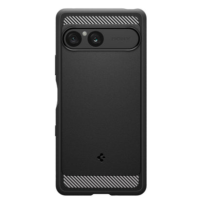 Etui til Sony Xperia 10 VII, Spigen, Rugged Armor, Sort