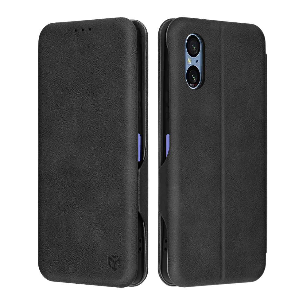 Cover til Sony Xperia 5 VI, Techsuit, Safe Wallet Plus, Sort
