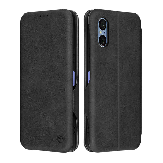 Case for Sony Xperia 5 VI, Techsuit, Safe Wallet Plus, Black