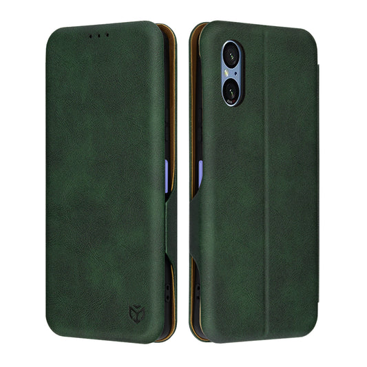 Case for Sony Xperia 5 VI, Techsuit, Safe Wallet Plus, Green