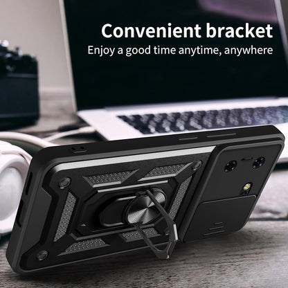 Cover til Tecno Pova 5 Pro, Techsuit, CamShield, Sort