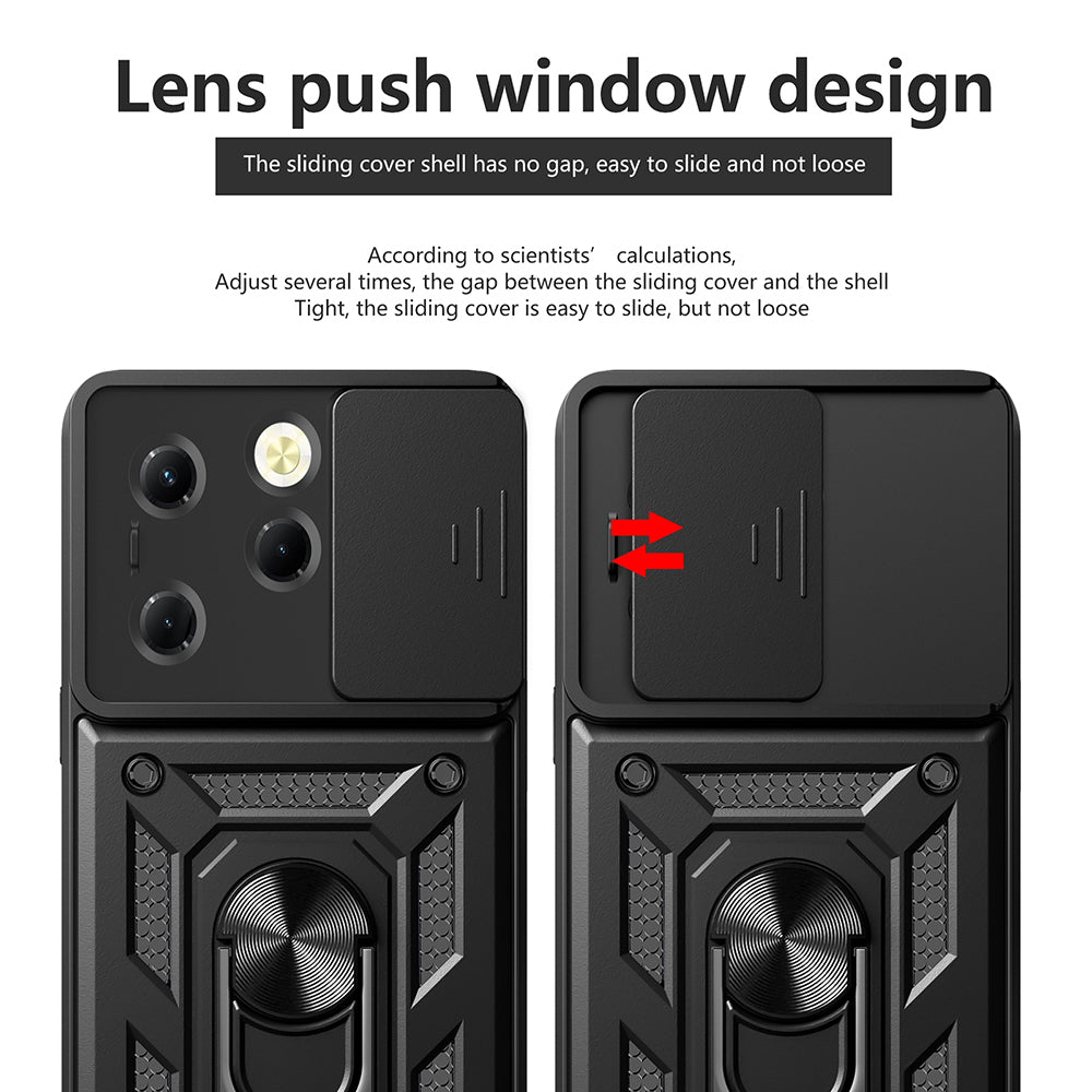 Cover til Tecno Spark 20 Pro / Infinix Hot 40 / Hot 40 Pro, Techsuit, CamShield, Grøn