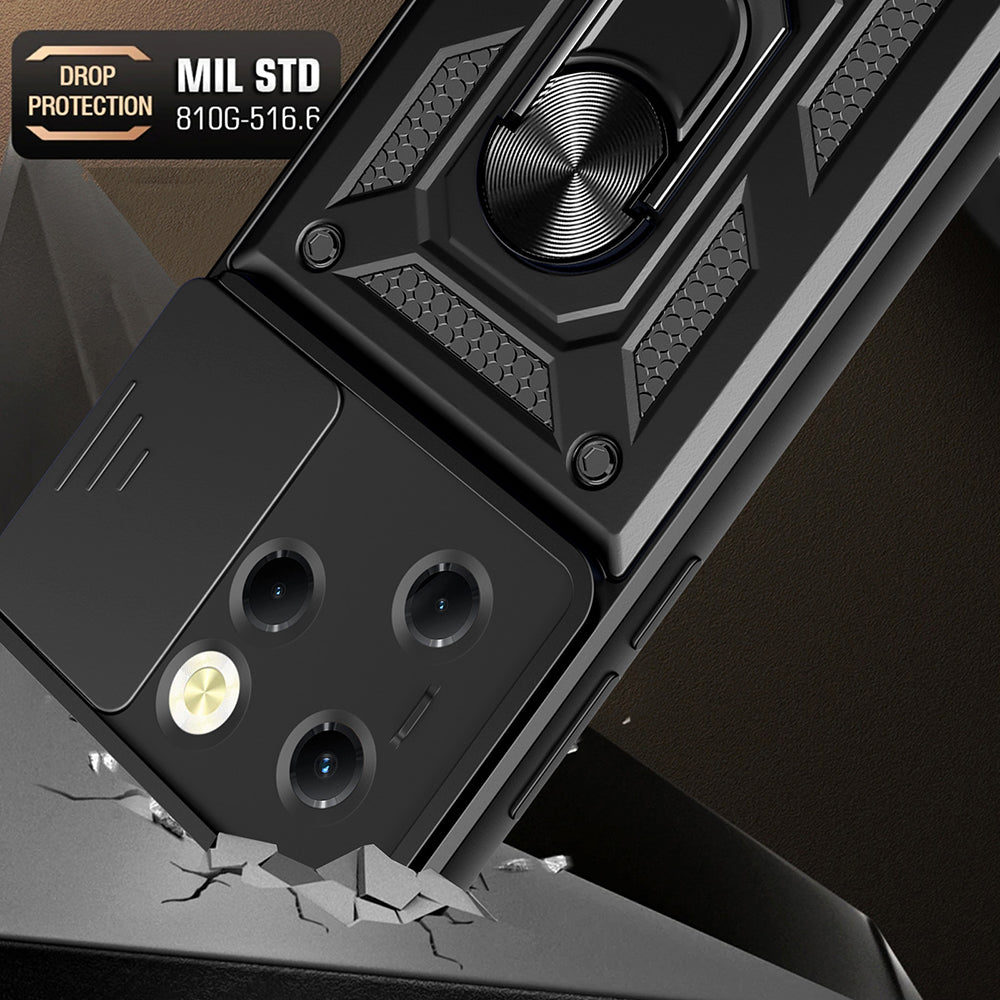 Cover til Tecno Spark 20 Pro / Infinix Hot 40 / Hot 40 Pro, Techsuit, CamShield, Grøn