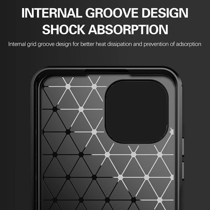 Cover til Xiaomi 11 Lite 5G NE / Mi 11 Lite 5G / 11 Lite, Techsuit, Carbon, Sort