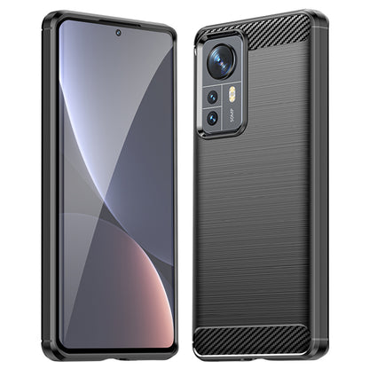 Cover til Xiaomi 12X / 12, Techsuit, Carbon, Sort