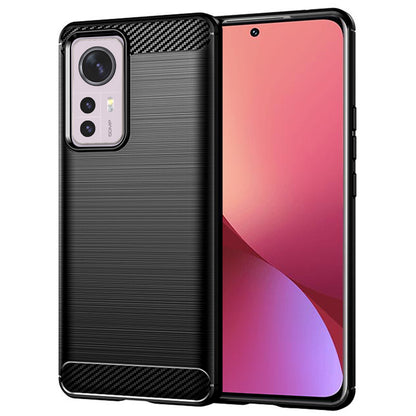 Cover til Xiaomi 12X / 12, Techsuit, Carbon, Sort
