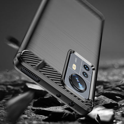 Cover til Xiaomi 12X / 12, Techsuit, Carbon, Sort