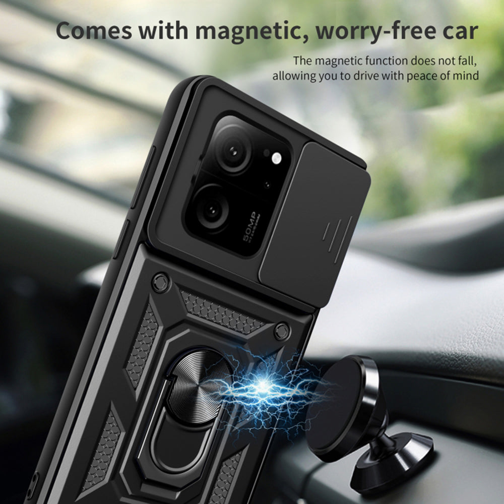 Cover til Xiaomi 13T Pro / 13T, Techsuit, CamShield, Sort