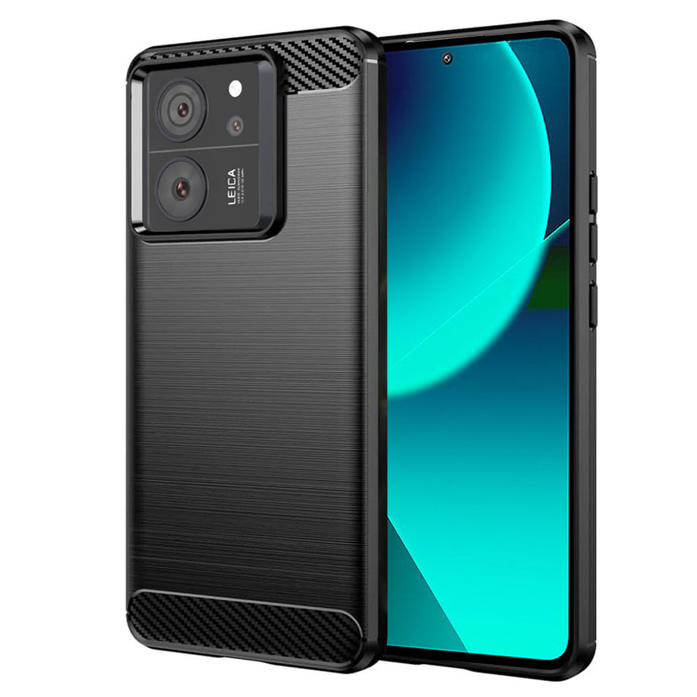 Cover til Xiaomi 13T Pro / 13T, Techsuit, Carbon, Sort