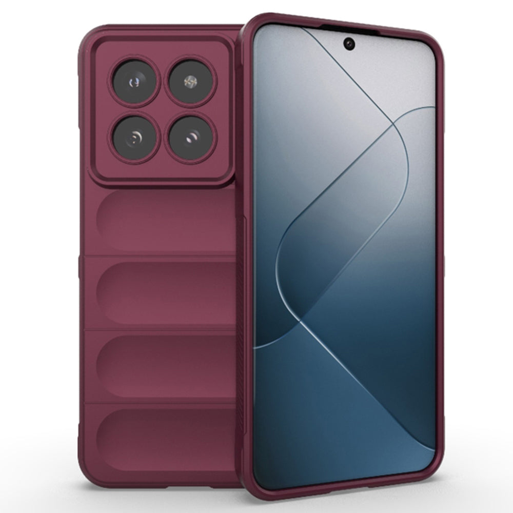 Cover til Xiaomi 14 Pro, Techsuit, Magic Shield, Vinrød