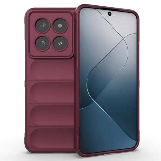 Cover til Xiaomi 14 Pro, Techsuit, Magic Shield, Vinrød