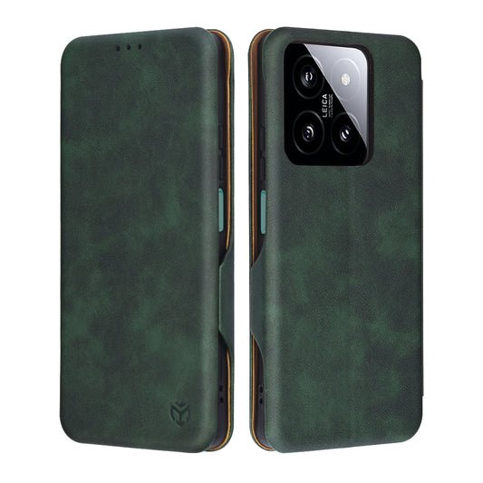 Cover til Xiaomi 14, Techsuit, Safe Wallet Plus, Grøn