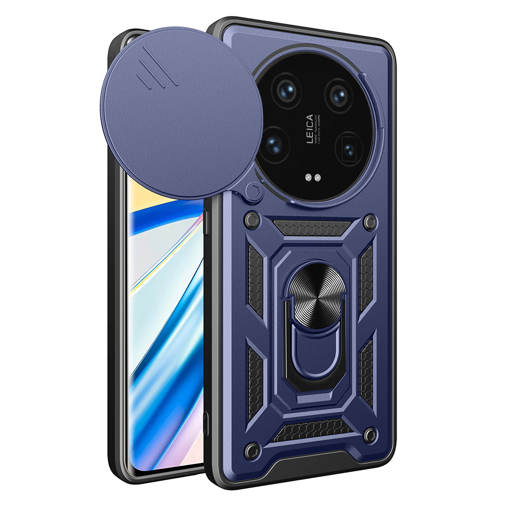 Cover til Xiaomi 14 Ultra, Techsuit, CamShield, Blå