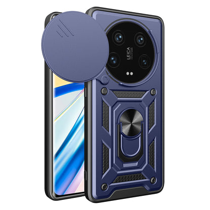Cover til Xiaomi 14 Ultra, Techsuit, CamShield, Blå