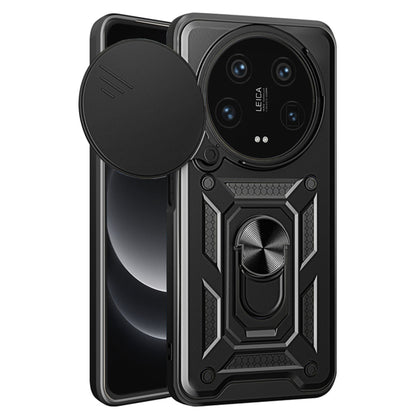 Cover til Xiaomi 14 Ultra, Techsuit, CamShield, Sort
