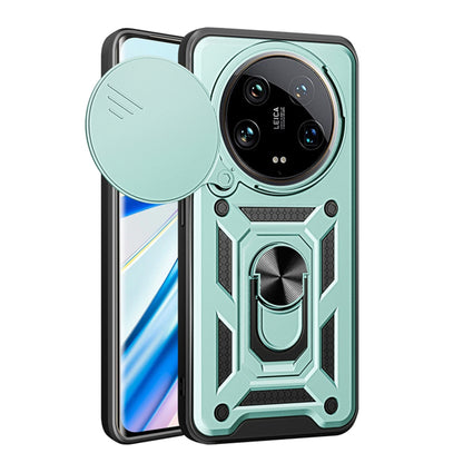 Cover til Xiaomi 14 Ultra, Techsuit, CamShield, Grøn