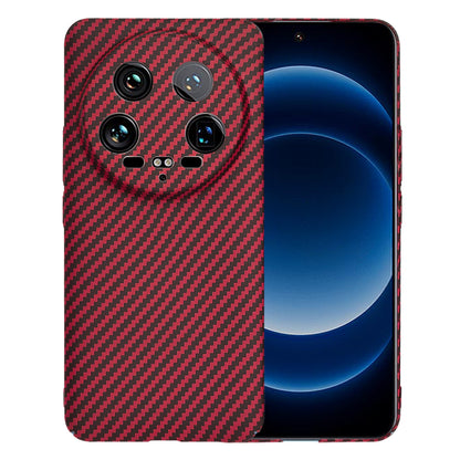 Cover til Xiaomi 14 Ultra, Techsuit, Carbonite FiberShell, Rød