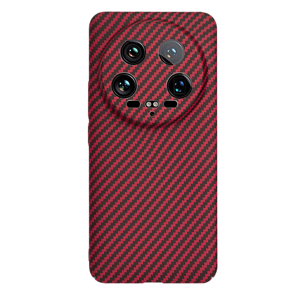 Cover til Xiaomi 14 Ultra, Techsuit, Carbonite FiberShell, Rød