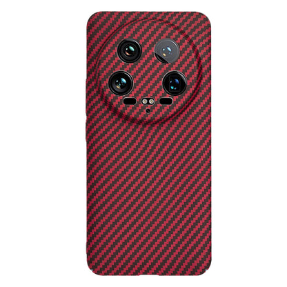 Cover til Xiaomi 14 Ultra, Techsuit, Carbonite FiberShell, Rød