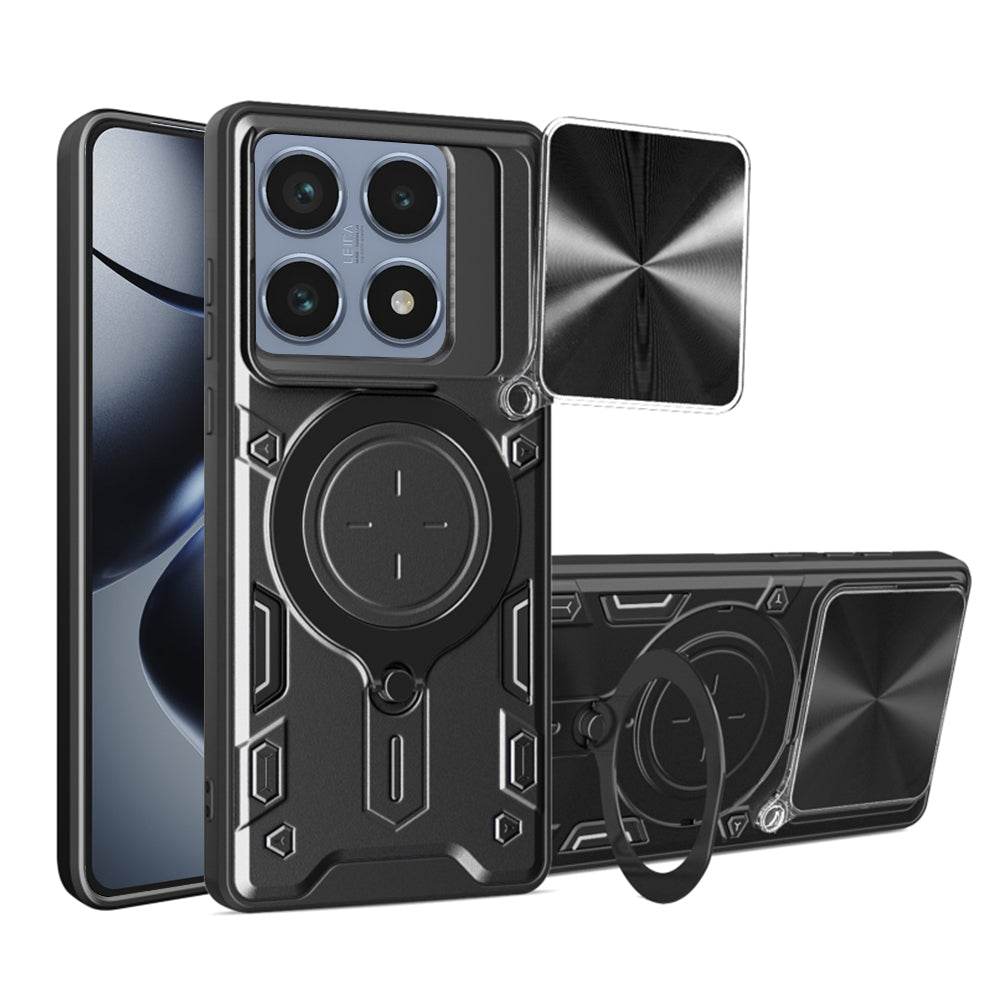 Cover til Xiaomi 14T Pro, Techsuit, CamGuard Pro, Sort