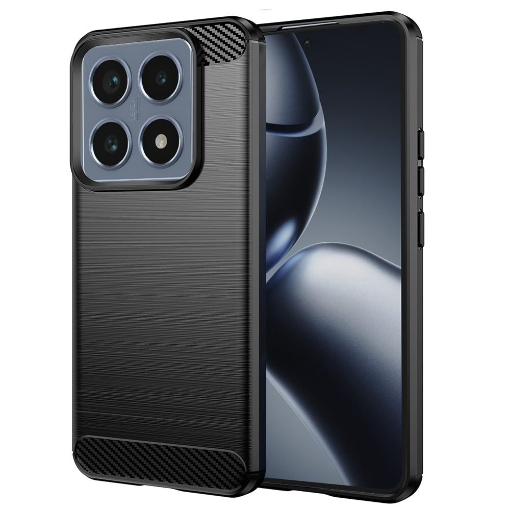 Cover til Xiaomi 14T Pro, Techsuit, Carbon, Sort