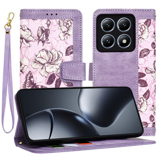 Case for Xiaomi 14T Pro, Techsuit, FlipCraft, Purple