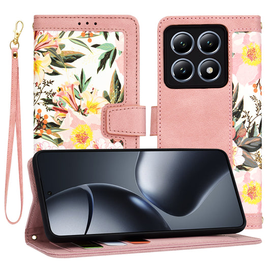 Case for Xiaomi 14T Pro, Techsuit, FlipCraft, Pink