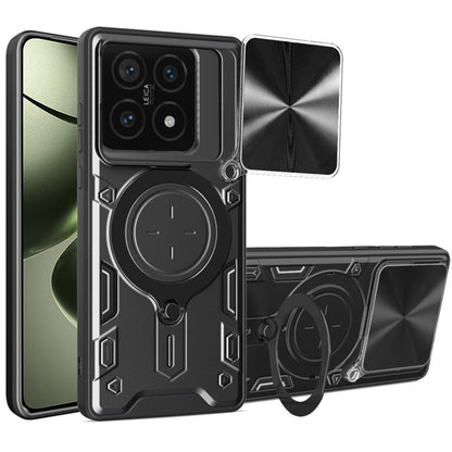 Cover til Xiaomi 14T, Techsuit, CamGuard Pro, Sort