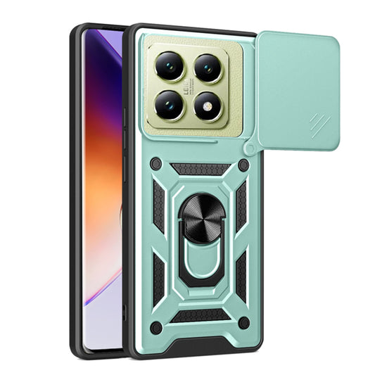 Cover til Xiaomi 14T, Techsuit, CamShield, Grøn