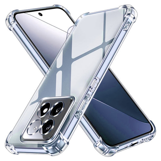 Cover til Xiaomi 14T, Techsuit, Stødabsorberende Klar, Transparent