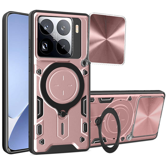 Cover til Xiaomi 15 Pro, Techsuit, CamGuard Pro, Lyserød Guld