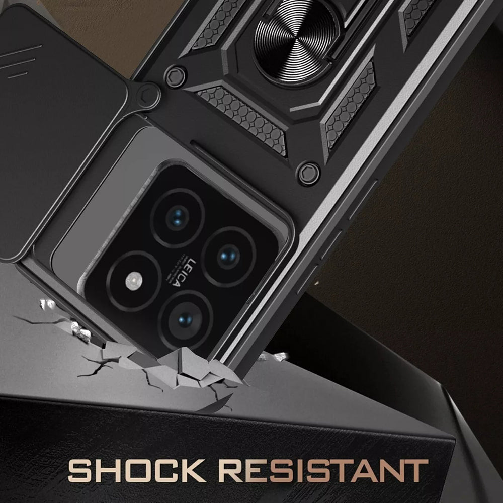 Cover til Xiaomi 15 Pro, Techsuit, CamShield, Sort