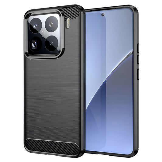 Cover til Xiaomi 15 Pro, Techsuit, Carbon, Sort