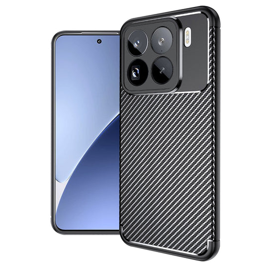 Cover til Xiaomi 15 Pro, Techsuit, CarbonFiber, Sort