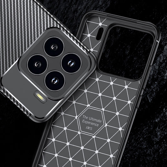 Cover til Xiaomi 15 Pro, Techsuit, CarbonFiber, Sort