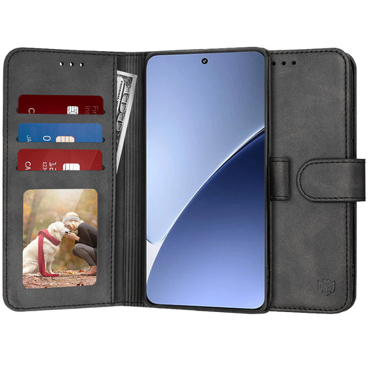 Cover til Xiaomi 15 Pro, Techsuit, Diary Book, Sort