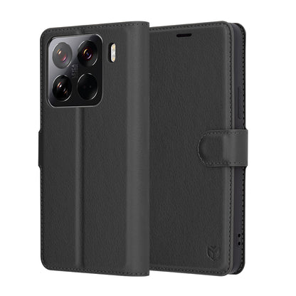 Cover til Xiaomi 15 Pro, Techsuit, Leather Folio, Sort