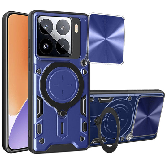 Cover til Xiaomi 15, Techsuit, CamGuard Pro, Blå