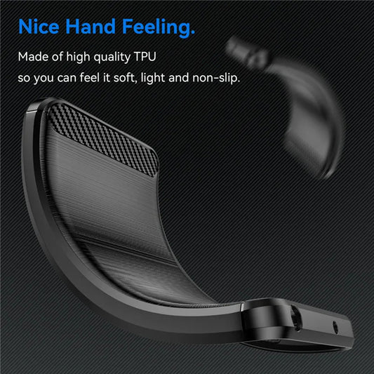 Cover til Xiaomi 15, Techsuit, Carbon, Sort