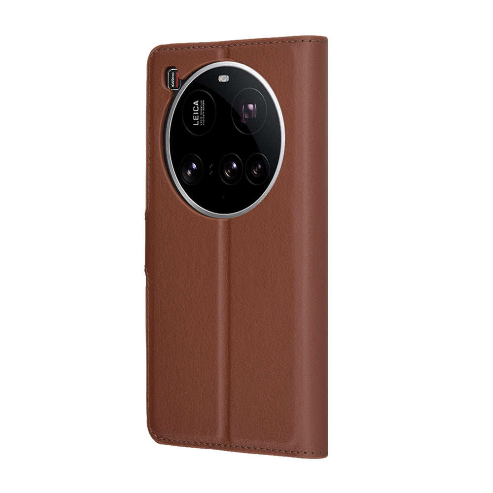 Cover til Xiaomi 15 Ultra, Techsuit, Leather Folio, Brun