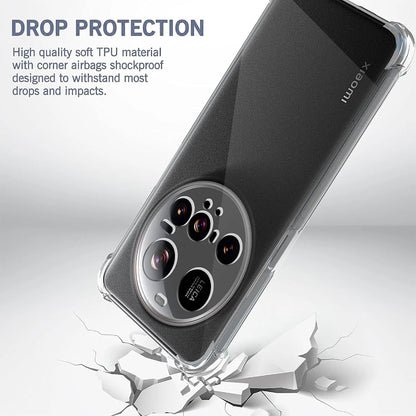 Cover til Xiaomi 15 Ultra, Techsuit, Stødabsorberende Klar, Transparent