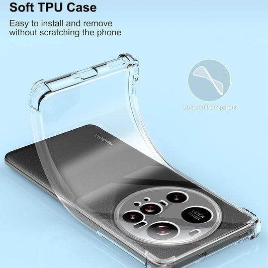 Cover til Xiaomi 15 Ultra, Techsuit, Stødabsorberende Klar, Transparent
