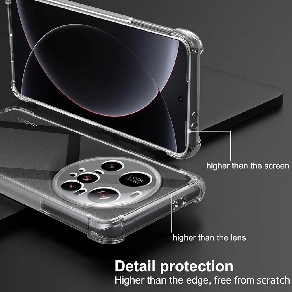 Cover til Xiaomi 15 Ultra, Techsuit, Stødabsorberende Klar, Transparent