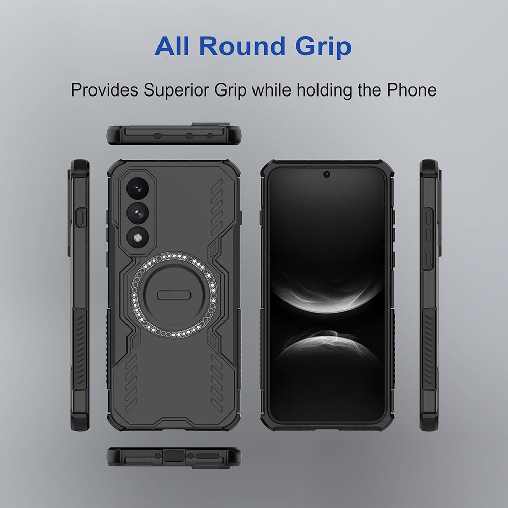 MagSafe Case for Xiaomi 15T Pro, Techsuit, ArmorMag, Black
