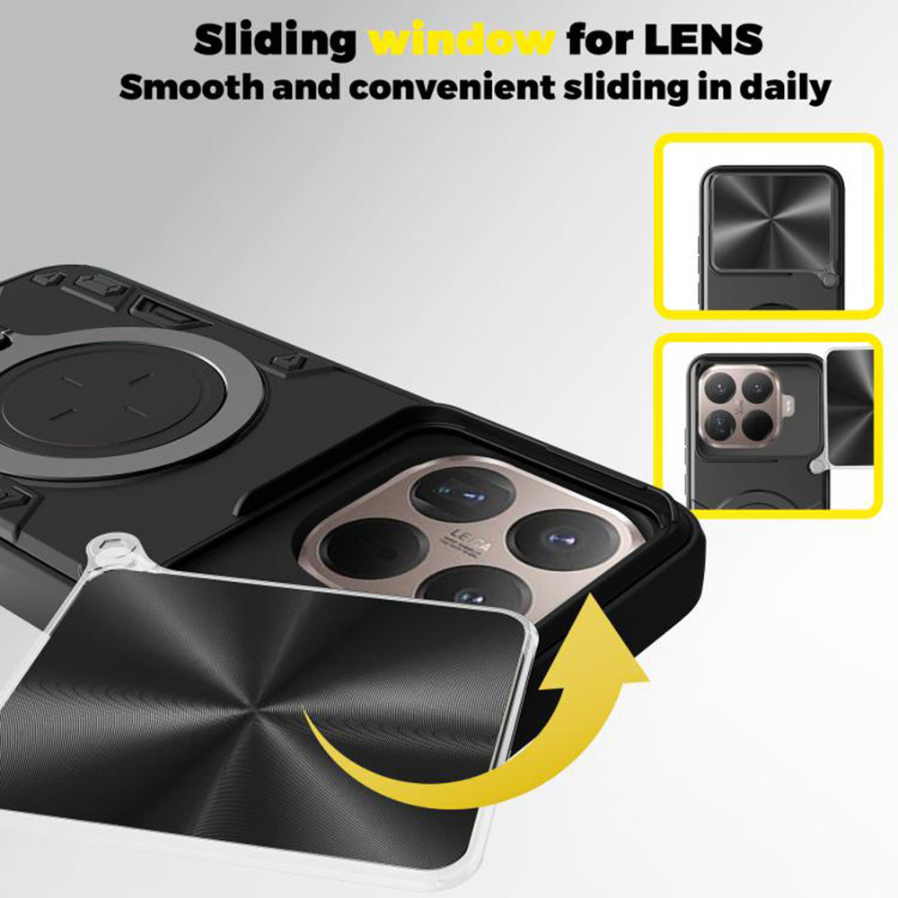 Etui til Xiaomi 15T Pro, Techsuit, CamGuard Pro, Rød