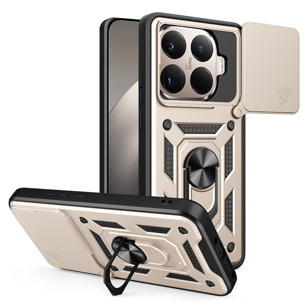 Etui til Xiaomi 15T Pro, Techsuit, CamShield, Gylden