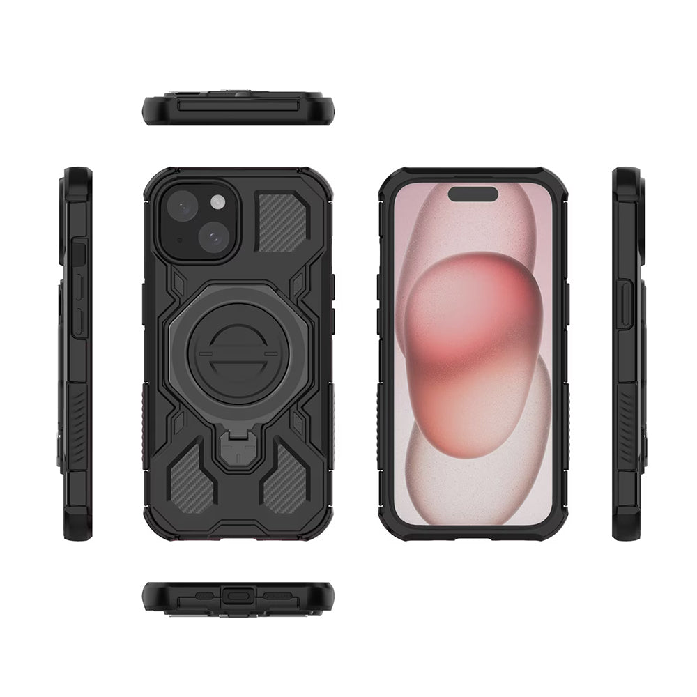 Cover til Xiaomi 15T Pro, Techsuit, Carbon Shield Pro, Sort