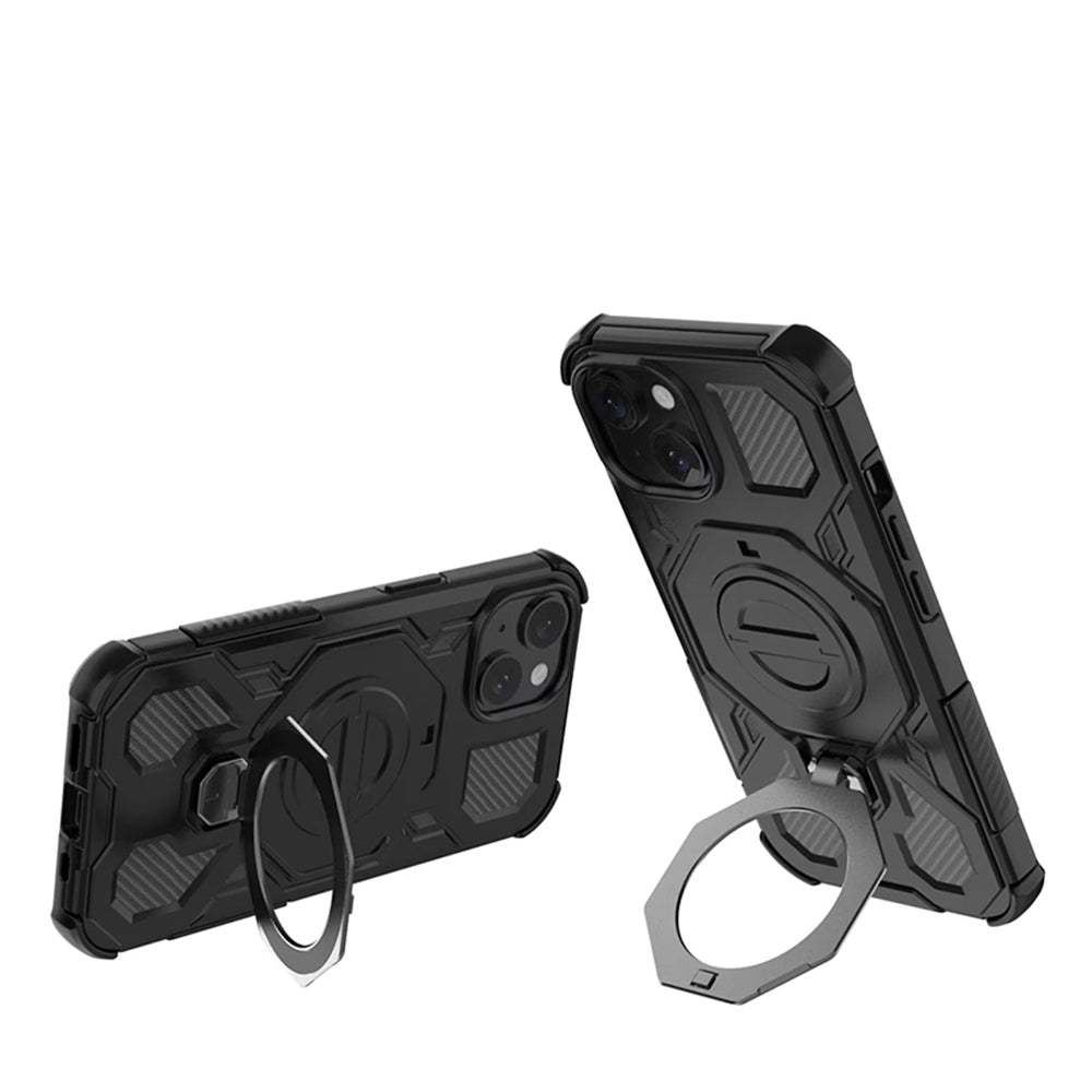 Etui til Xiaomi 15T, Techsuit, Carbon Shield Pro, Hvid