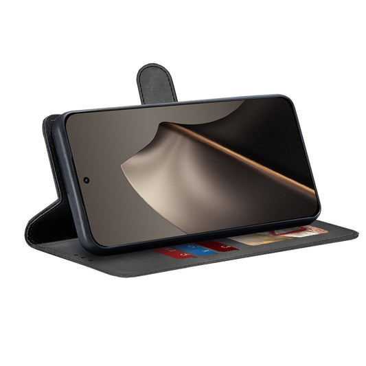 Etui til Xiaomi 15T, Techsuit, Diary Book, Sort