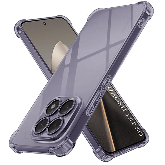 Etui til Xiaomi 15T, Techsuit, Stødsikker Klar, Sort